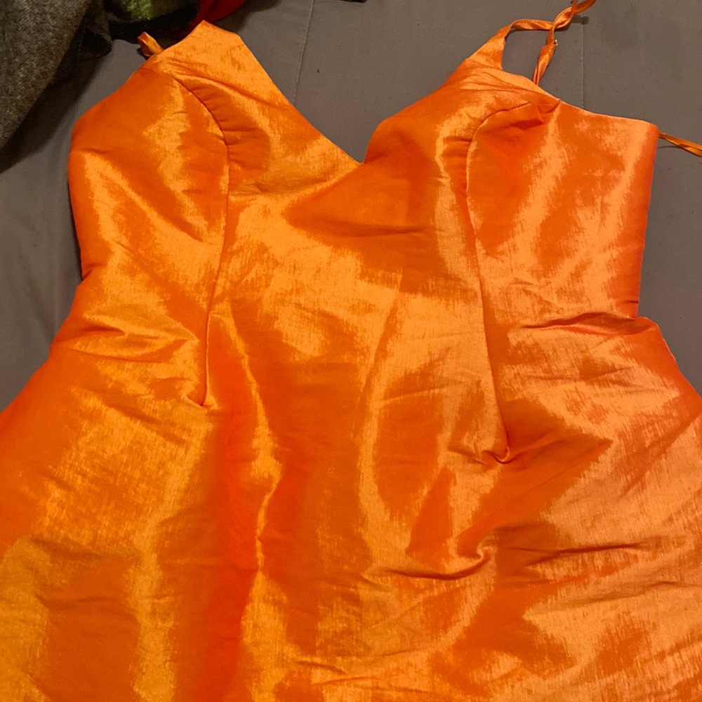 Orange dress